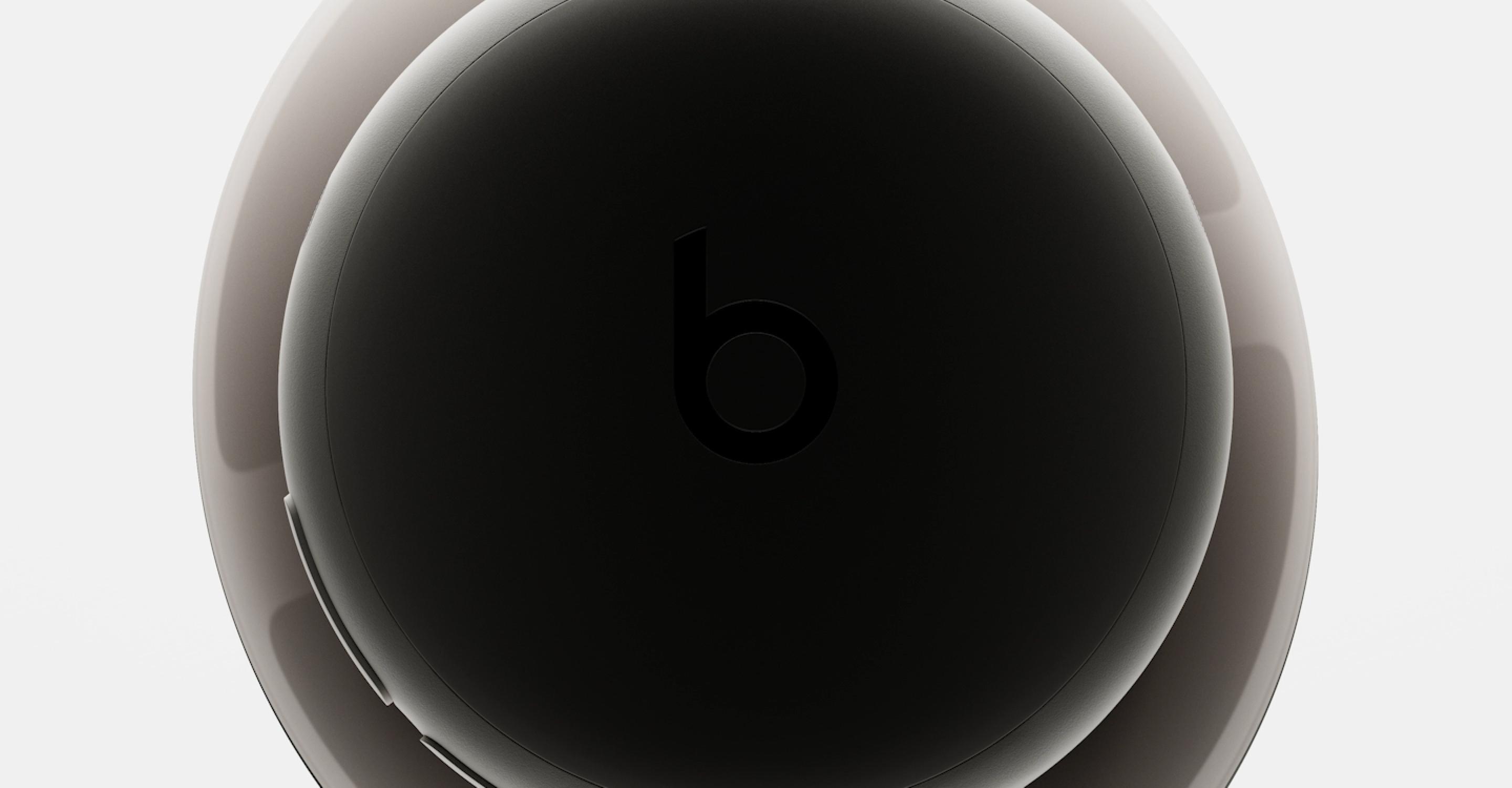 Close-up of Beats 360 showing its interchangeable earcup and headband cushions